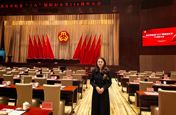 欧博ABG环保副总裁童琳女士荣膺“湖北省三八红旗手”荣誉称号